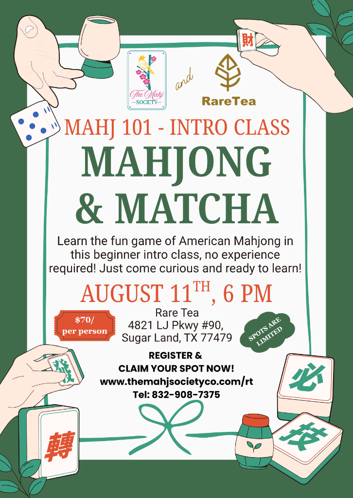 Mahjong & Matcha Flyer