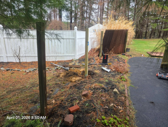 Fence Build — In Progress