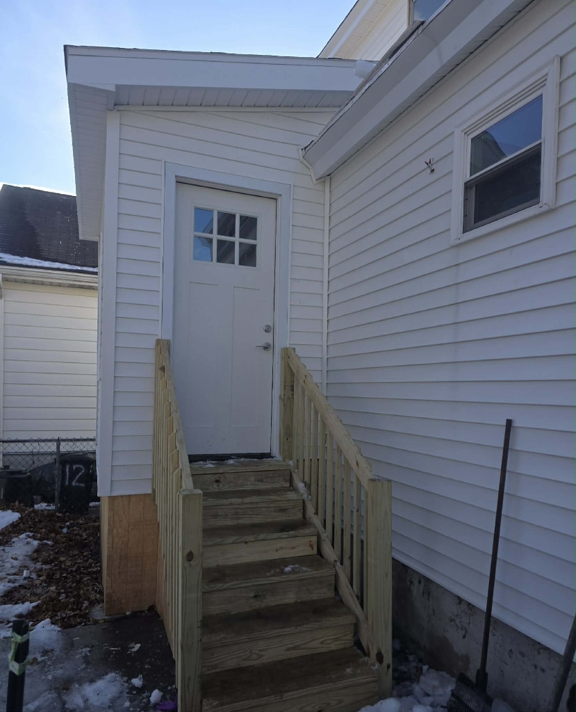 Addition — Stairs & Siding