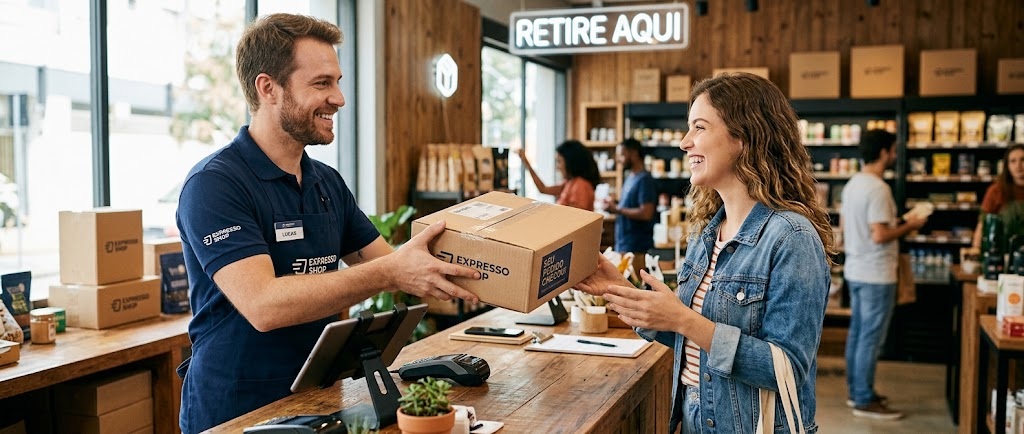 Retire suas compras em um Ponto Amigo