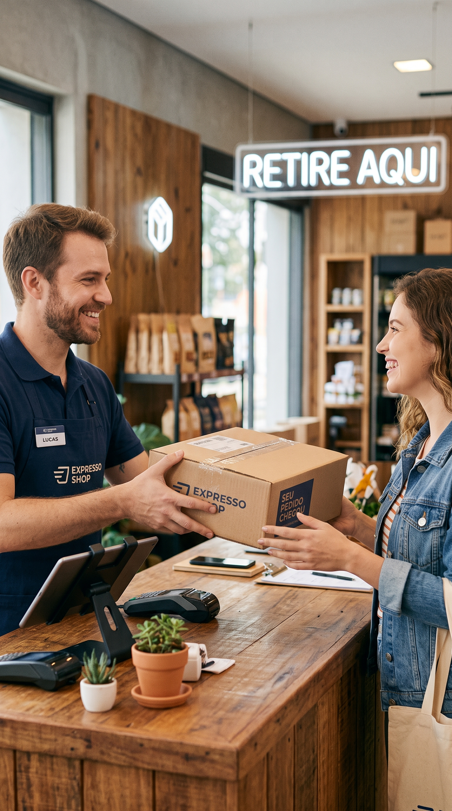 Retire suas compras em um Ponto Amigo