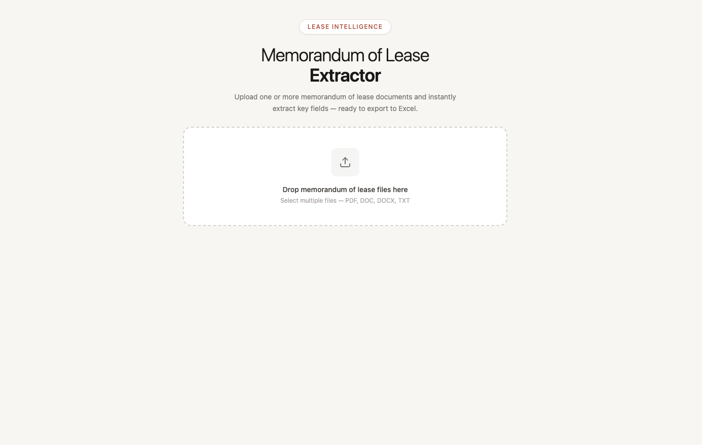 Extraction Template template preview