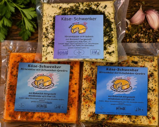 Weltpremiere in meinem Hofladen: Saarländischer Käse Schwenker aus Rohmilch
