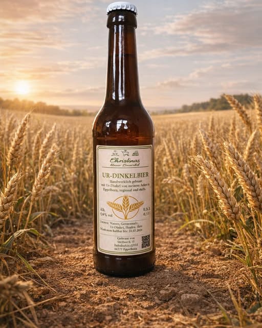 Ur-Dinkelbier von Christinas kleiner Bauernhof im Dinkelfeld