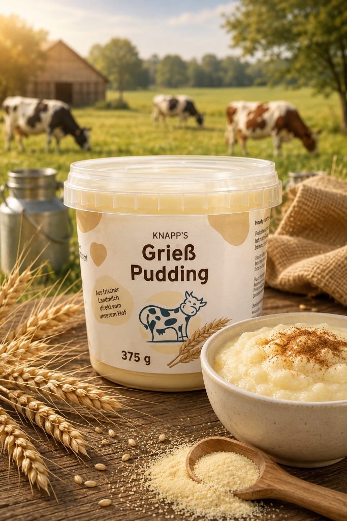 Ein Traum ist in Erfüllung gegangen – mein eigener Grießpudding 🍮