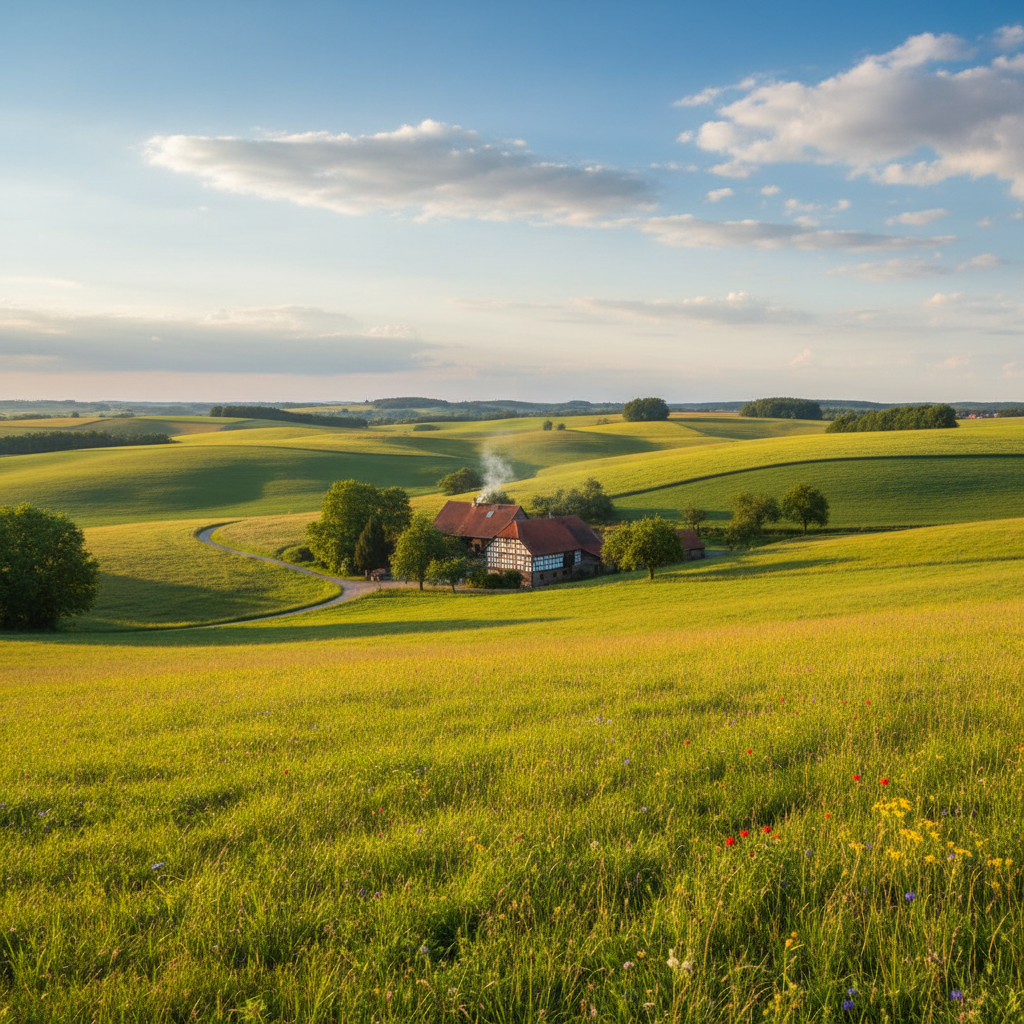 Ländliche Landschaft