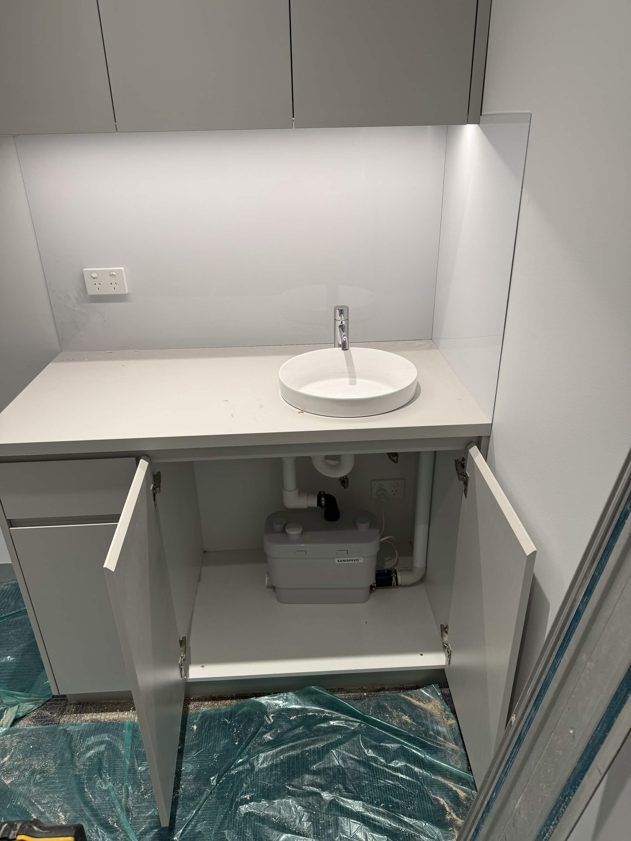 Commercial Pump-Assisted Basin Drainage