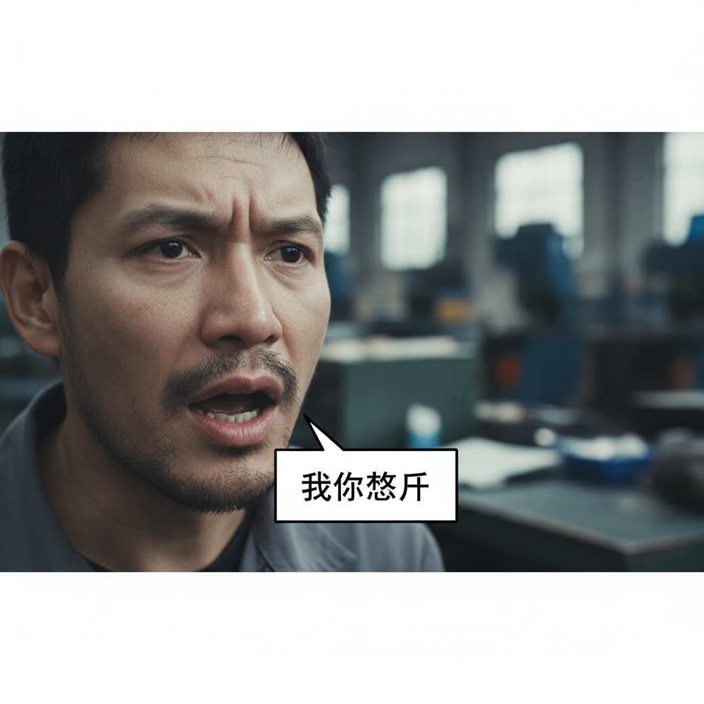 他嘴里说的是我不想干、图片是19:6的横图