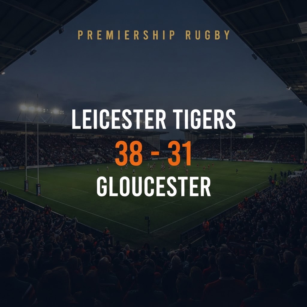 Leicester Tigers 38-31 Gloucester