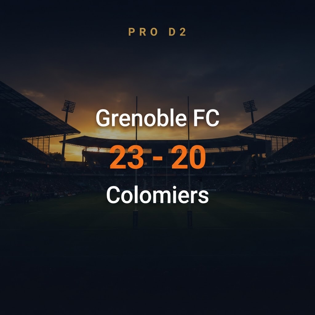 Grenoble FC 23-20 Colomiers