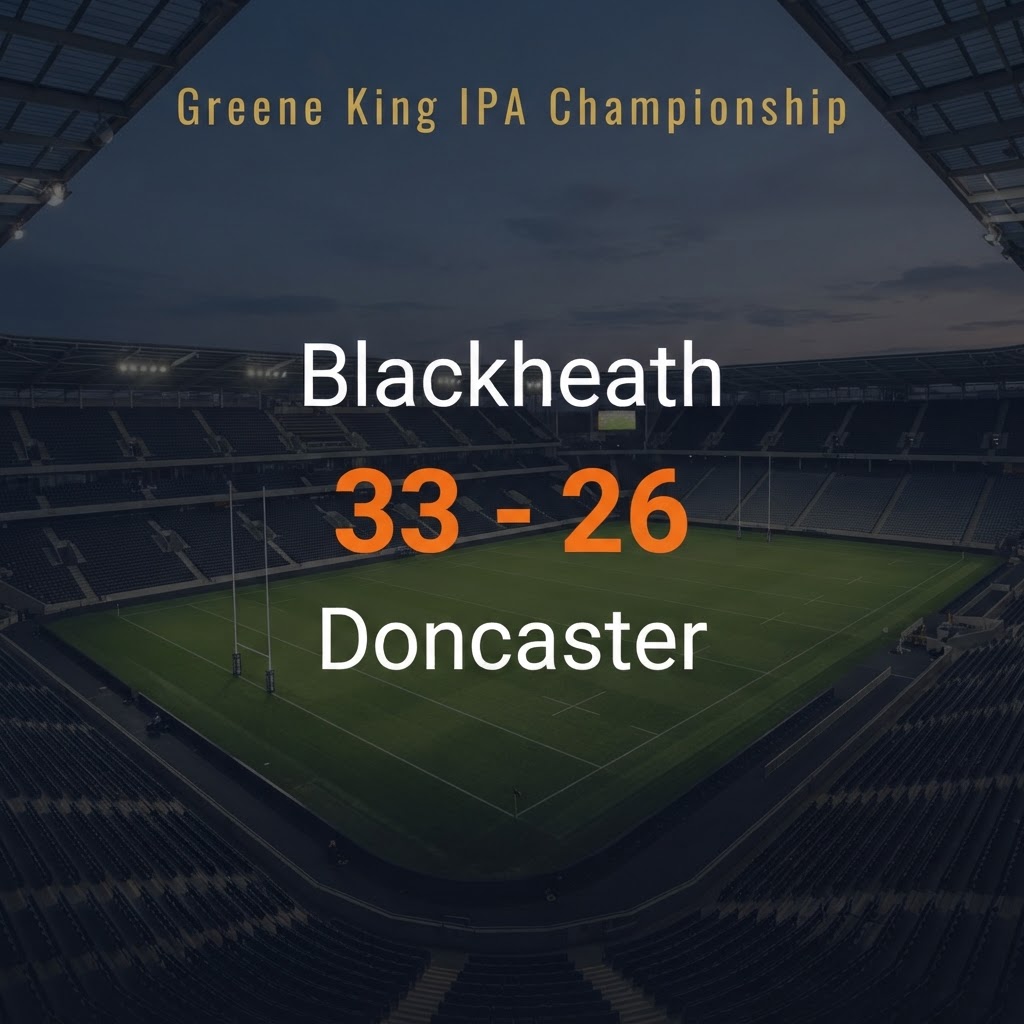 Blackheath 33-26 Doncaster