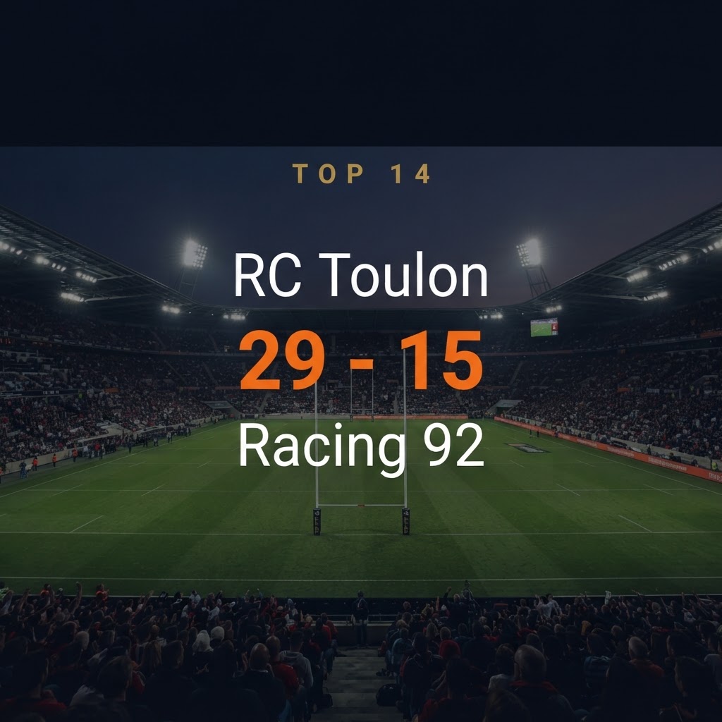 RC Toulon 29-15 Racing 92