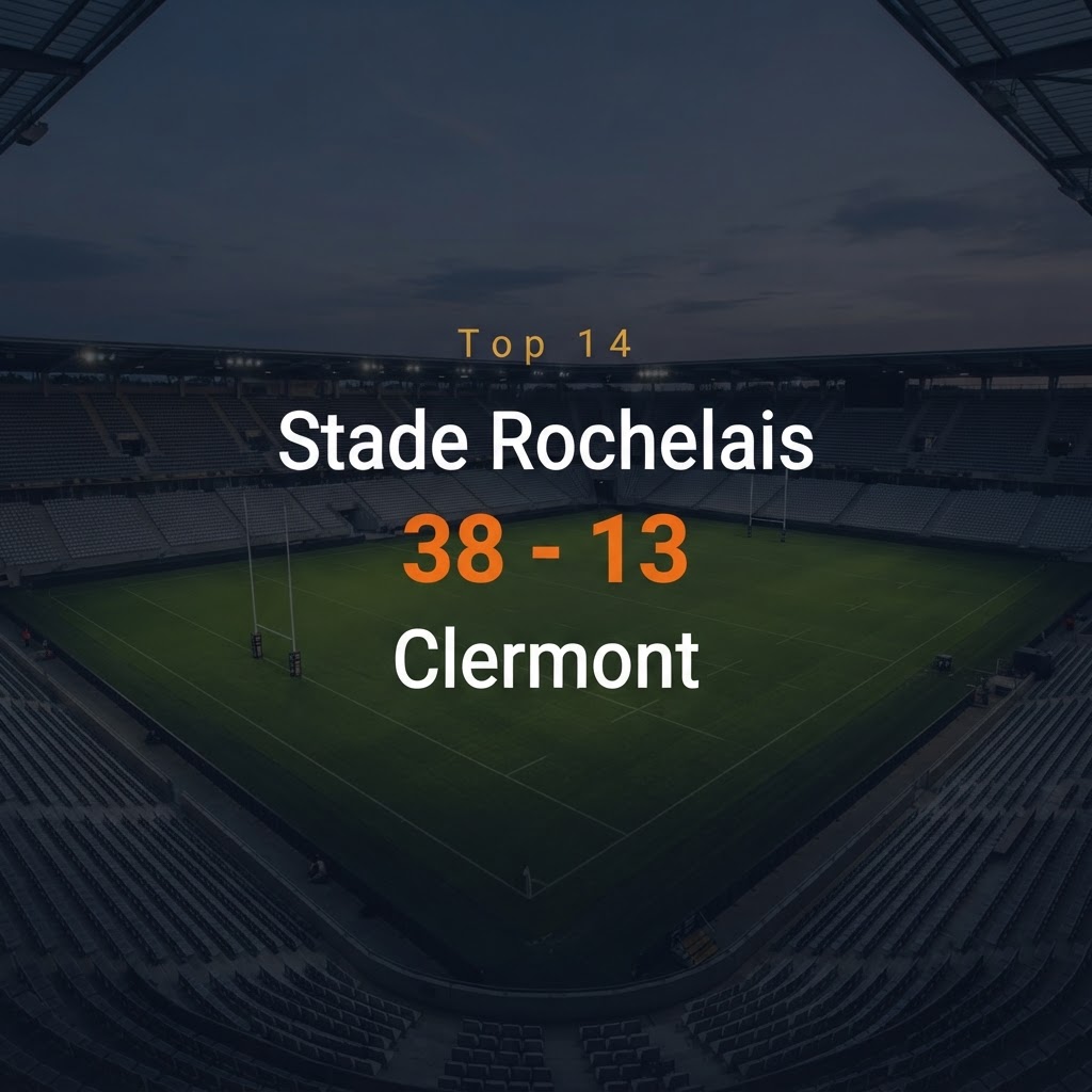 Stade Rochelais 38-13 Clermont