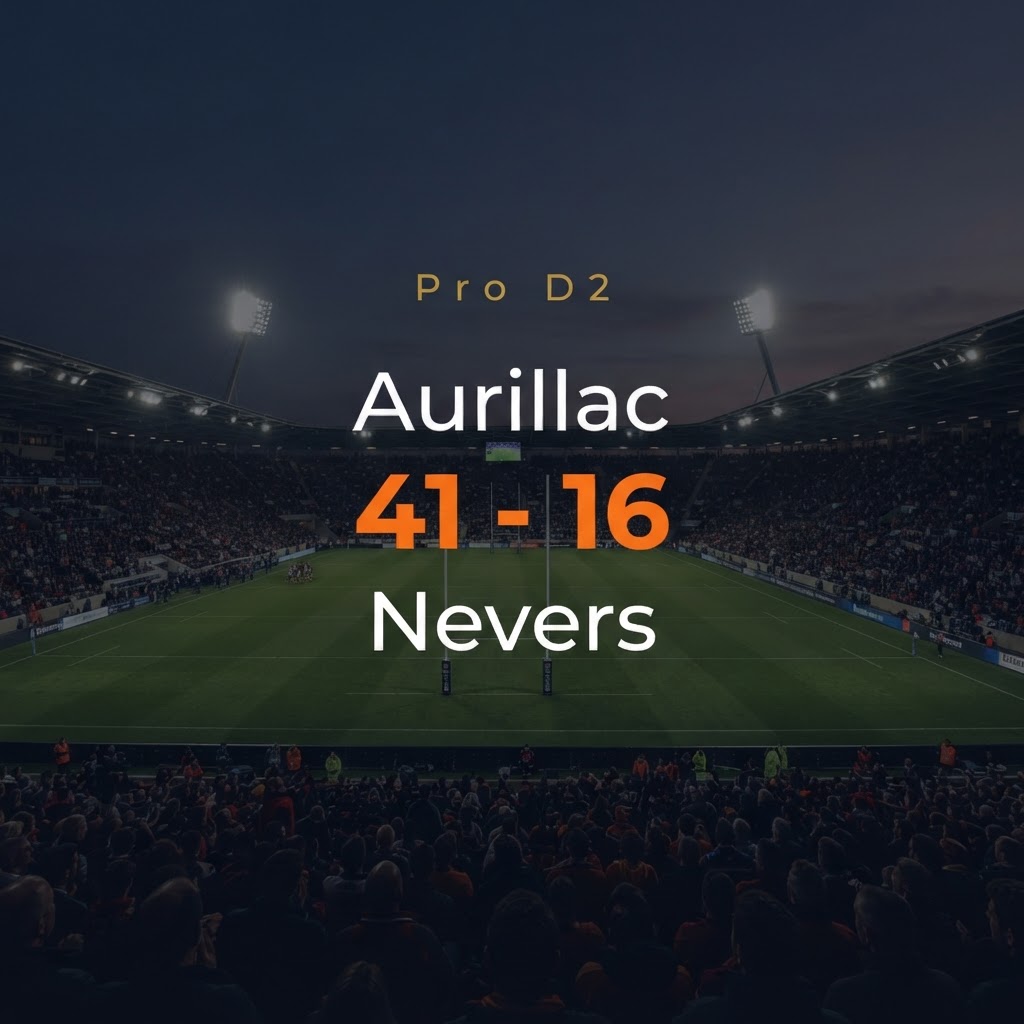 Aurillac 41-16 Nevers