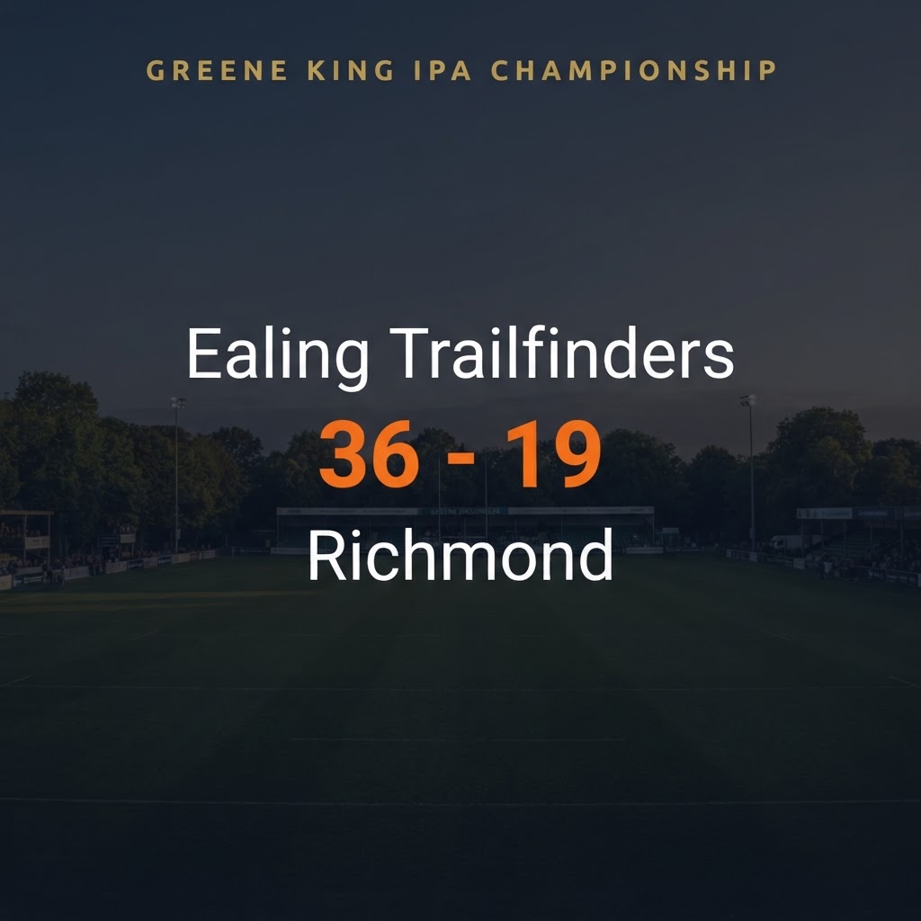 Ealing Trailfinders 36-19 Richmond