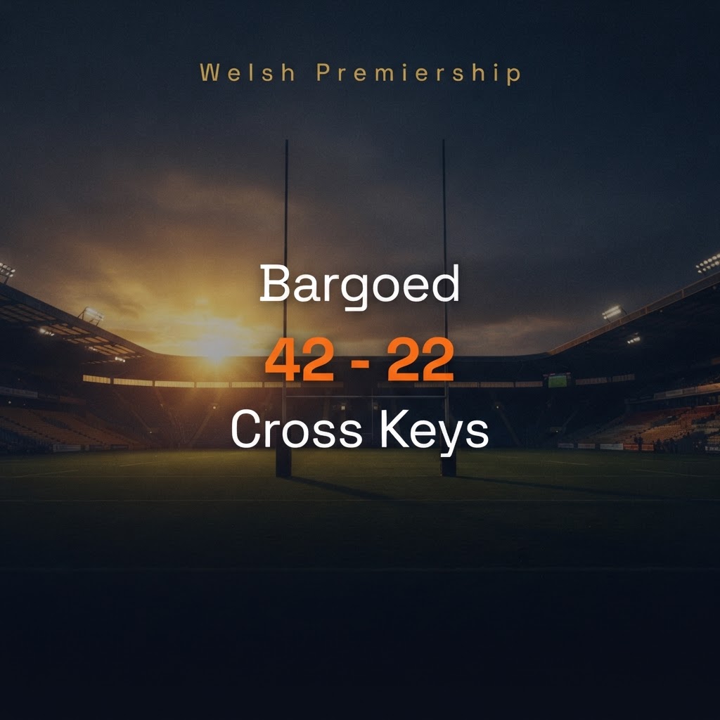 Bargoed 42-22 Cross Keys