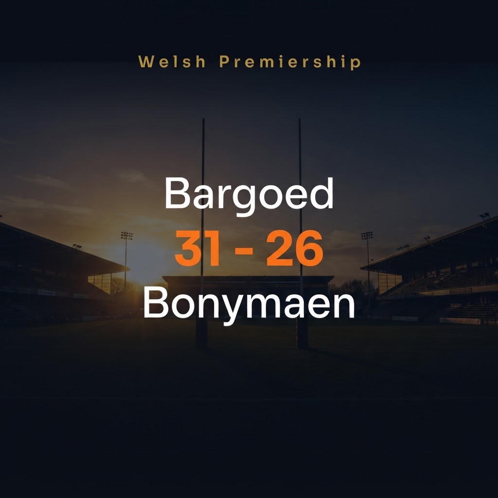 Bargoed 31-26 Bonymaen