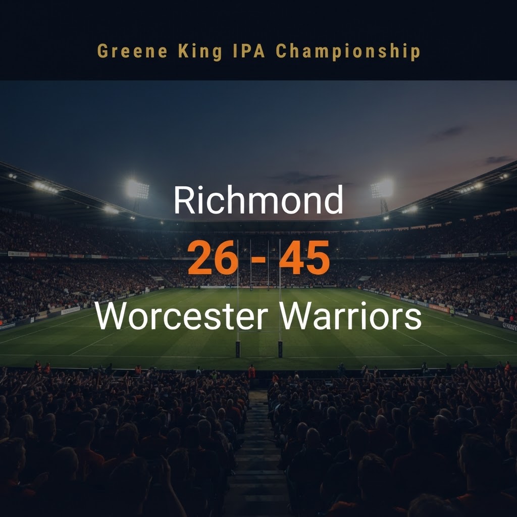 Richmond 26-45 Worcester Warriors