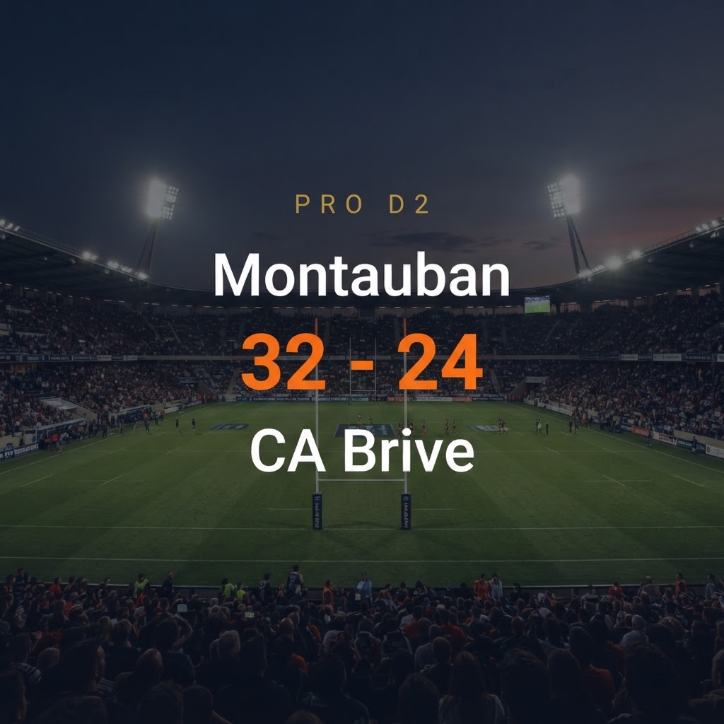 Montauban 32-24 CA Brive