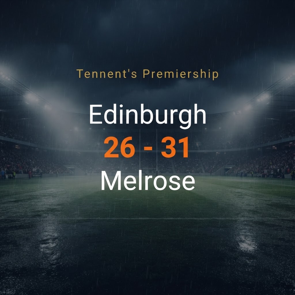 Edinburgh 26-31 Melrose