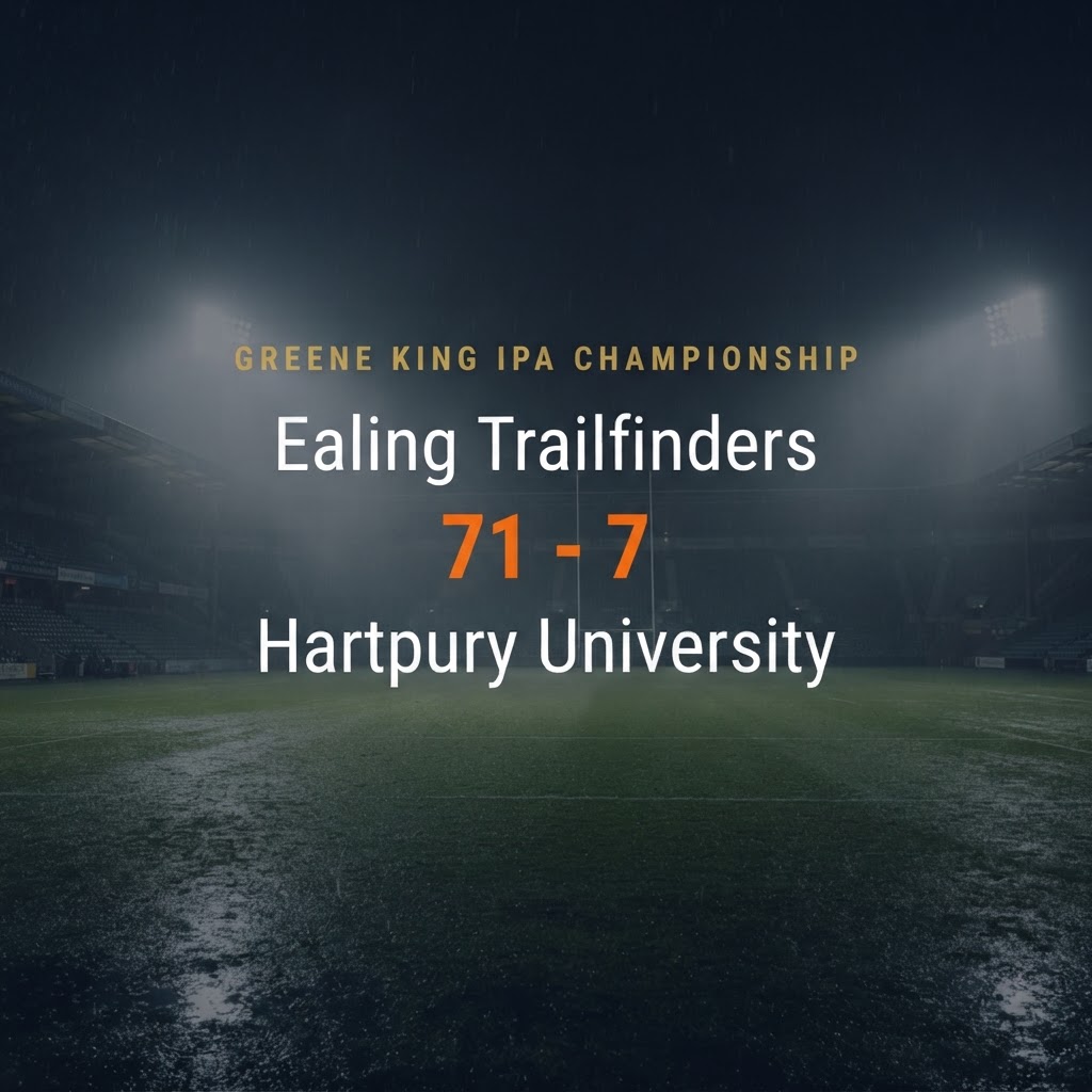 Ealing Trailfinders 71-7 Hartpury University