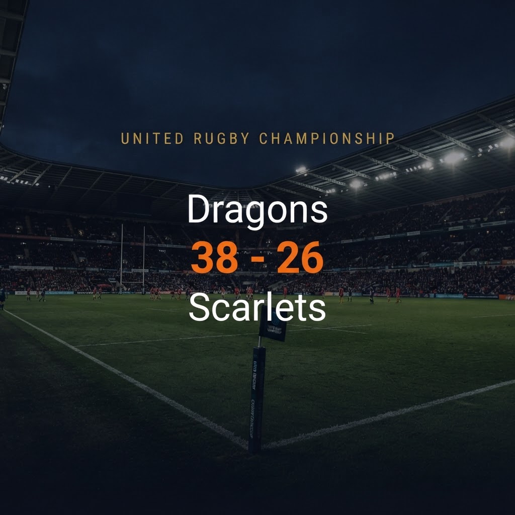 Dragons 38-26 Scarlets