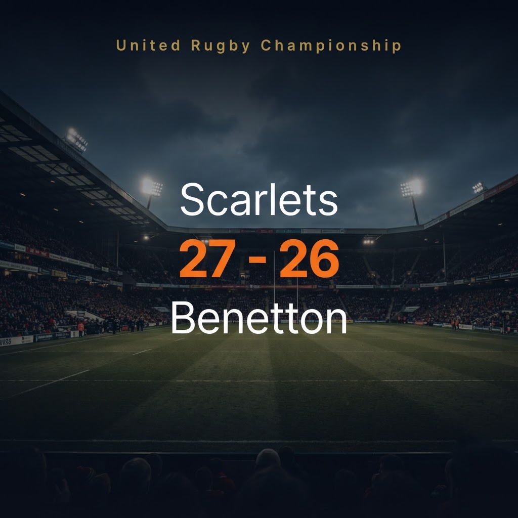 Scarlets 27-26 Benetton