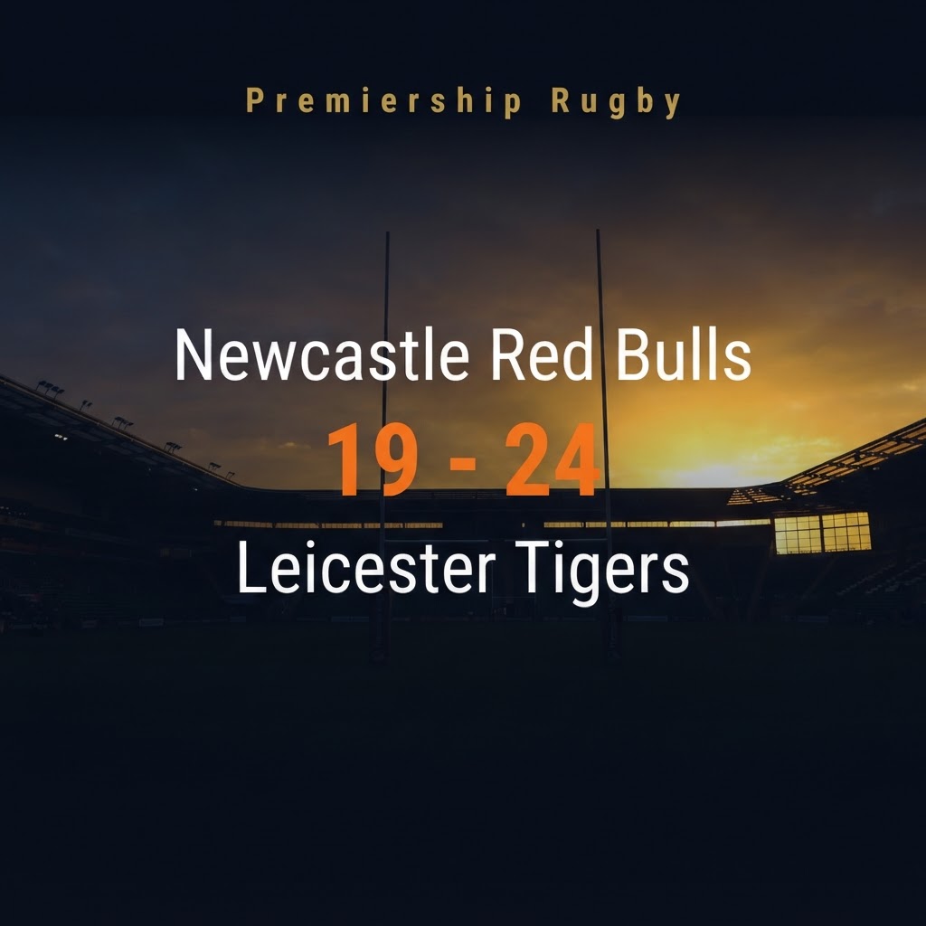 Newcastle Red Bulls 19-24 Leicester Tigers