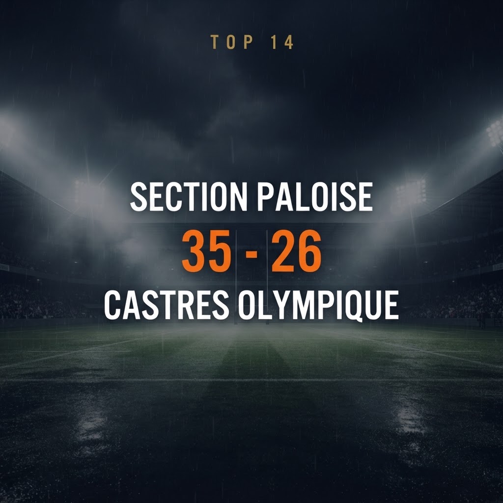 Section Paloise 35-26 Castres Olympique