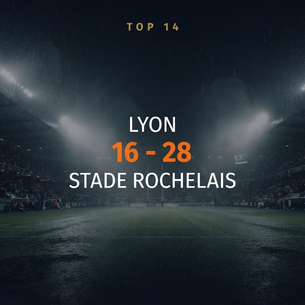 Lyon 16-28 Stade Rochelais