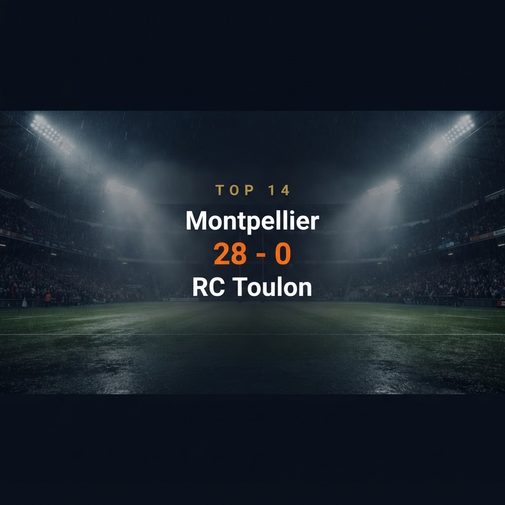 Montpellier 28-0 RC Toulon