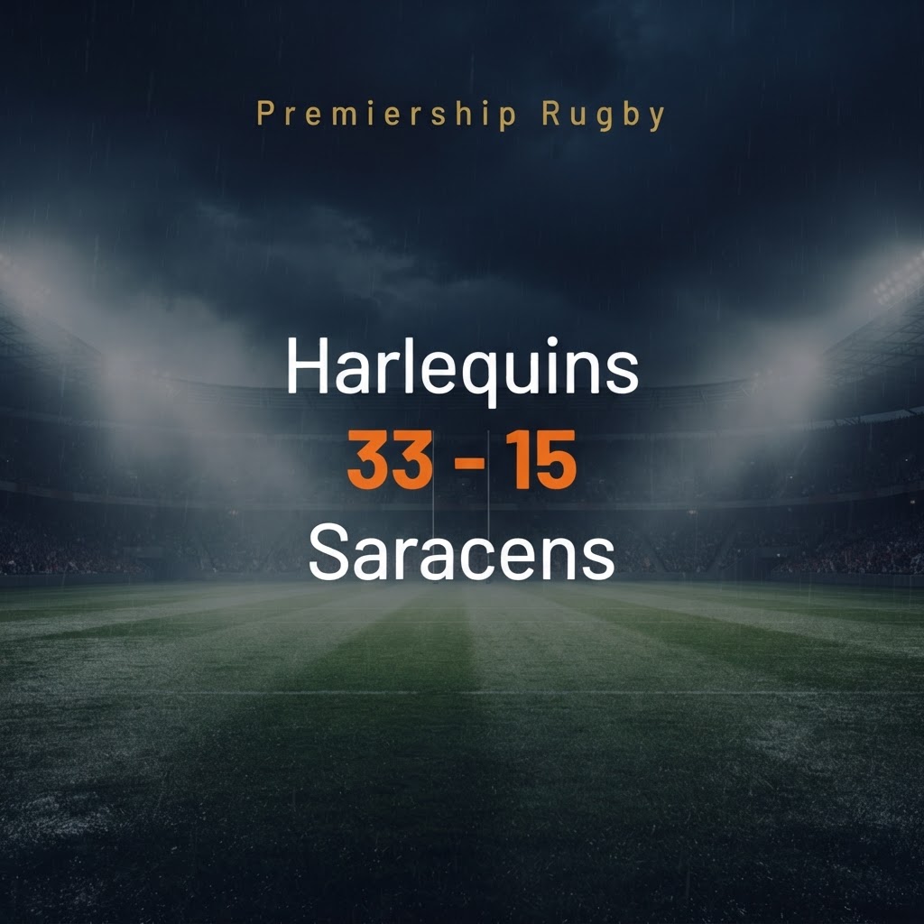 Harlequins 33-15 Saracens