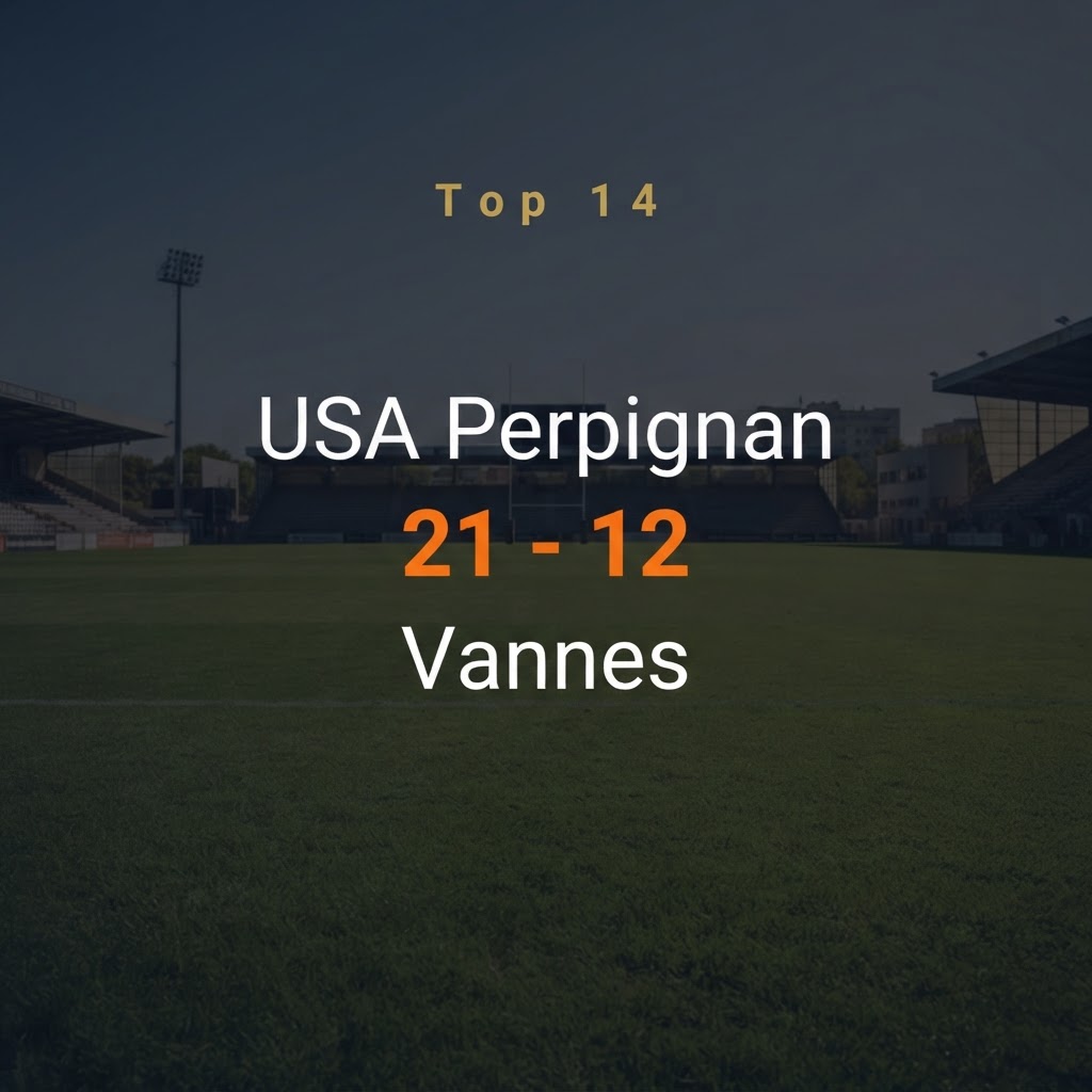 USA Perpignan 21-12 Vannes