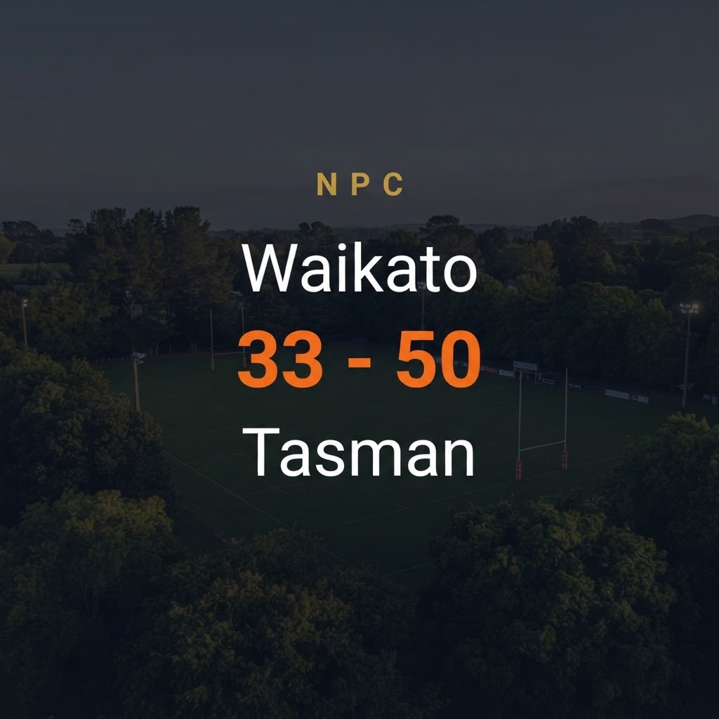 Waikato 33-50 Tasman