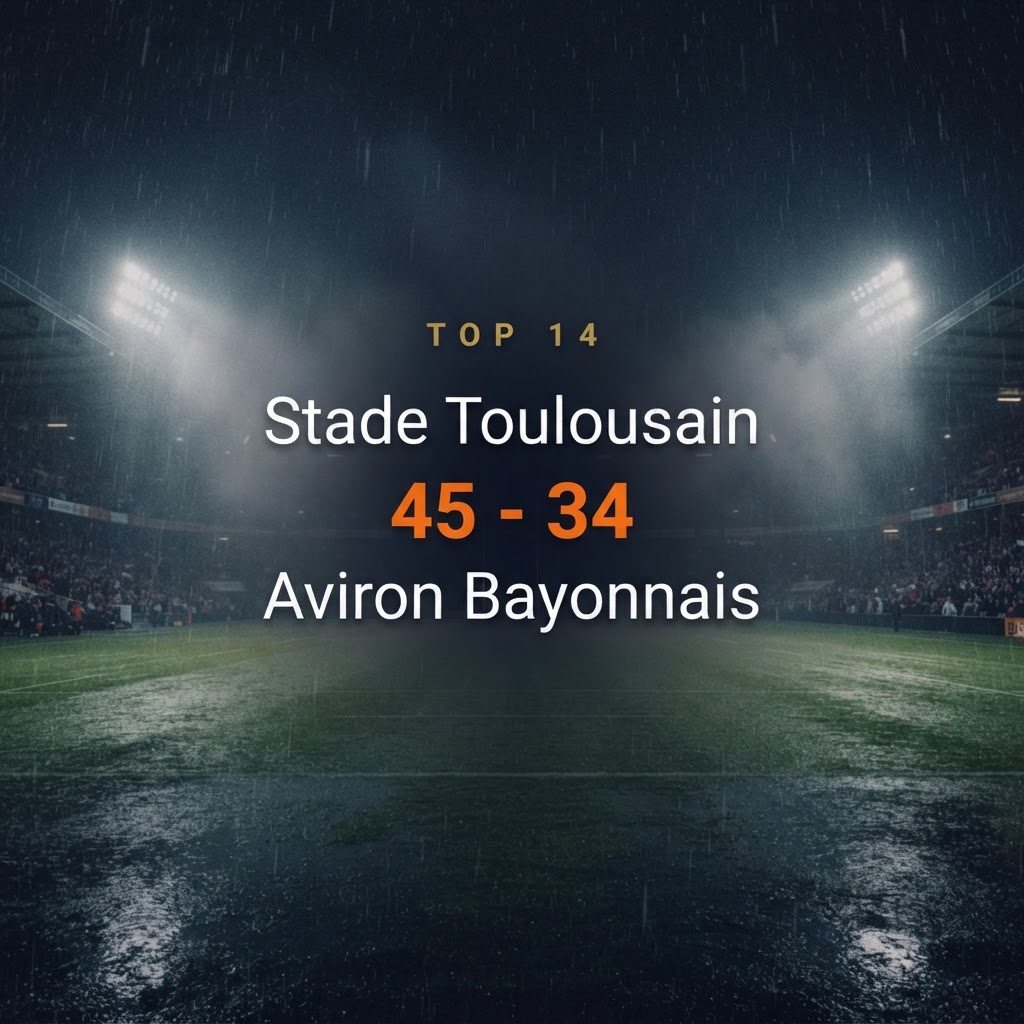 Stade Toulousain 45-34 Aviron Bayonnais