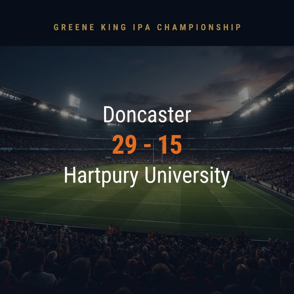 Doncaster 29-15 Hartpury University
