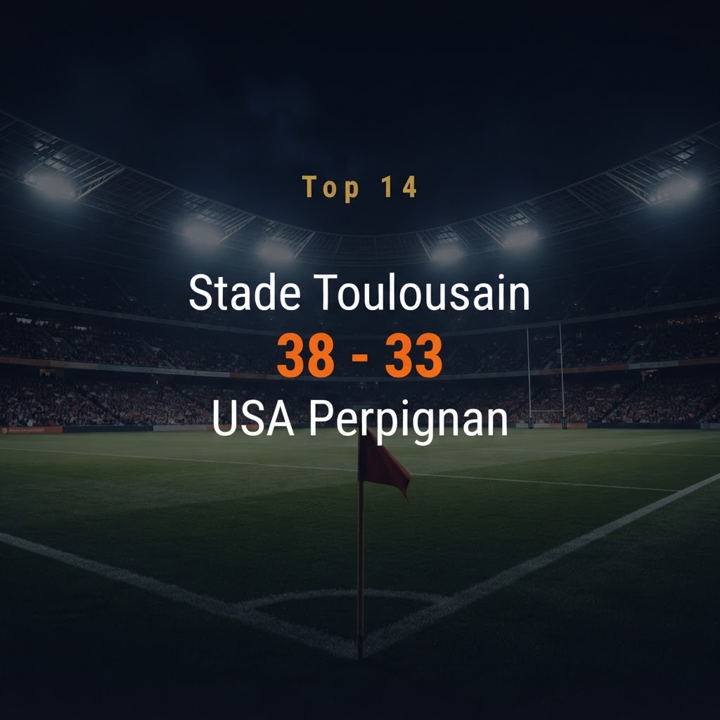 Stade Toulousain 38-33 USA Perpignan