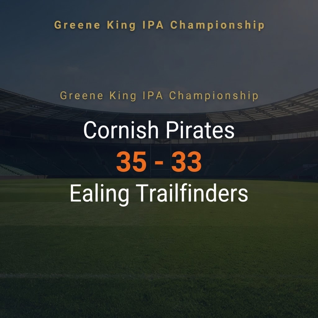 Cornish Pirates 35-33 Ealing Trailfinders
