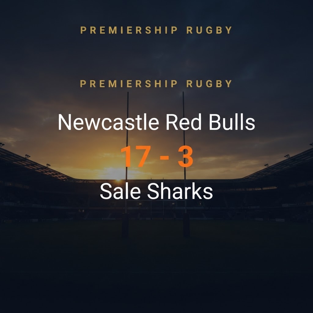 Newcastle Red Bulls 17-3 Sale Sharks