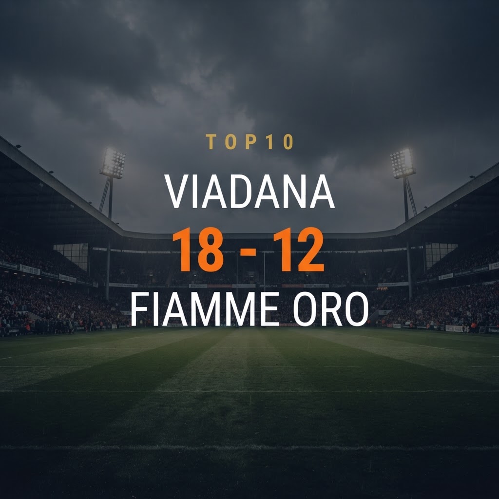 Viadana 18-12 Fiamme Oro