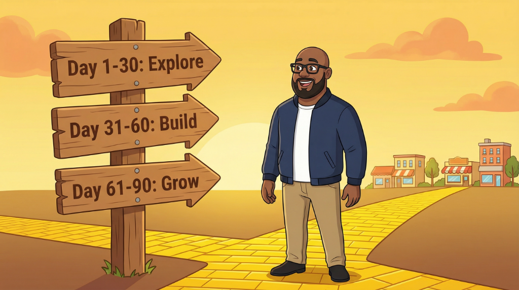 Business owner planning AI roadmap