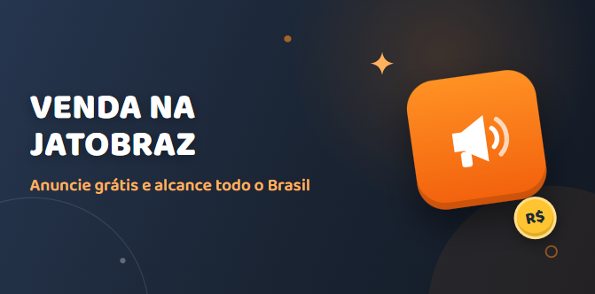Venda na JatoBraz - Anuncie grátis e alcance todo o Brasil