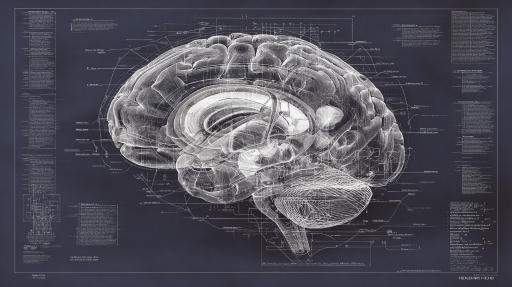 The Methodology ScienceLogic — wireframe brain blueprint