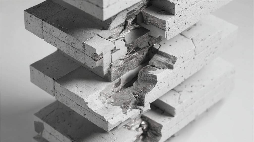The System Crash — crumbling concrete structure