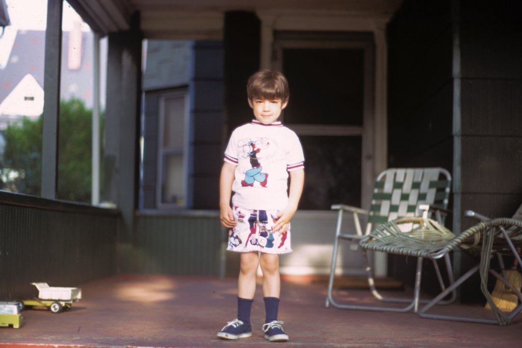 Ed as a kid in Brooklyn