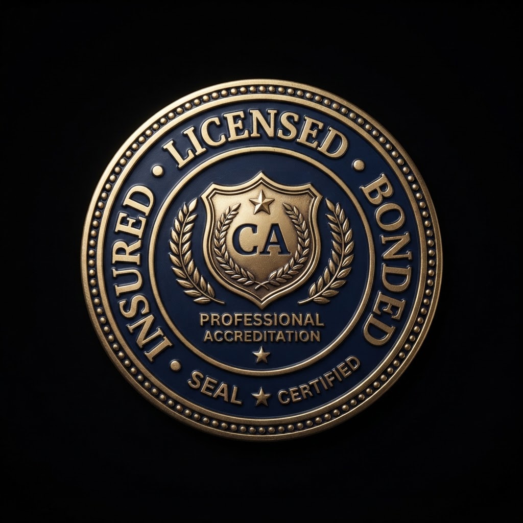 Licensed, Bonded & Insured seal