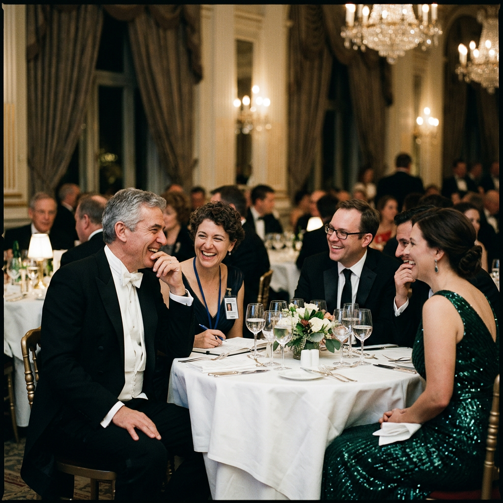 Washington Elite Gather for Annual Gridiron Club Dinner as Journalists Roast Politicians