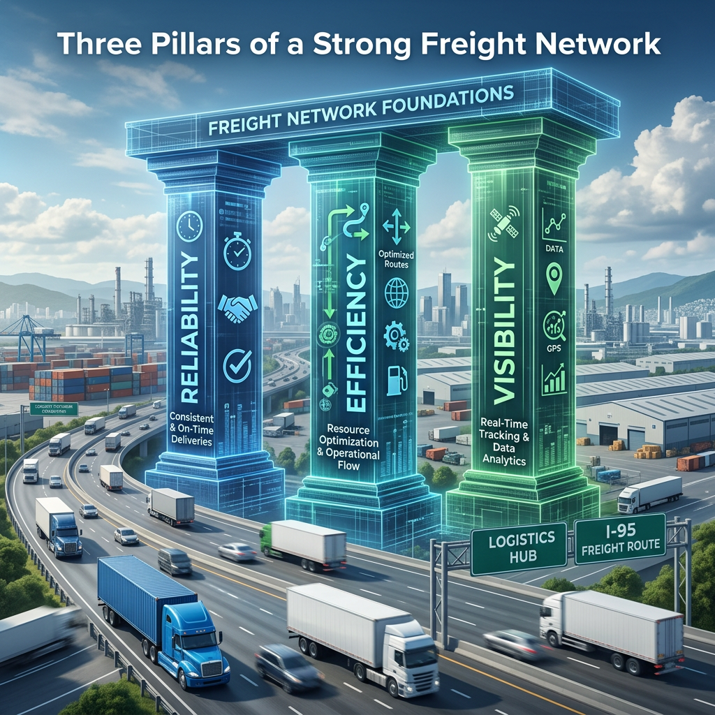 3 Pillars of the BCS Freight Network