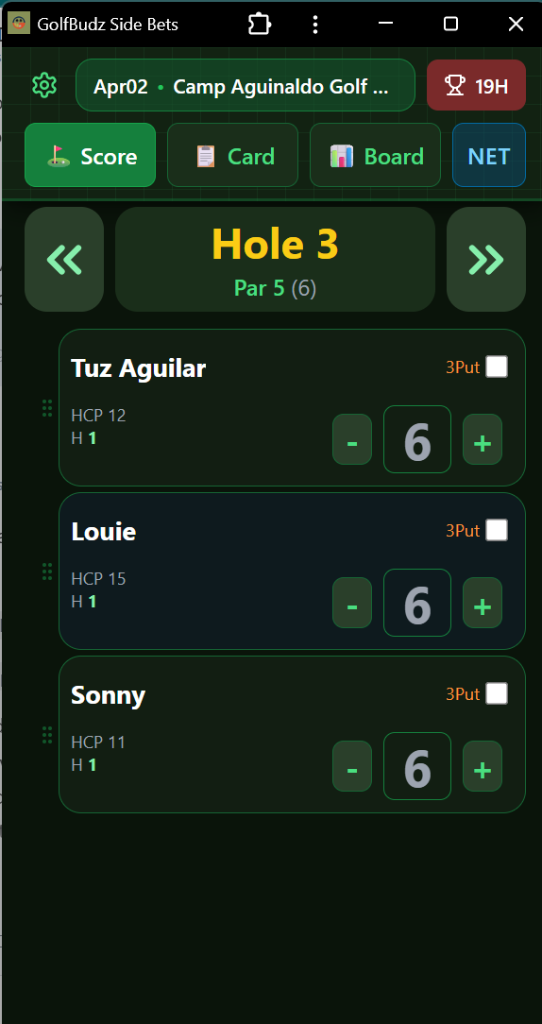 Live Scoring