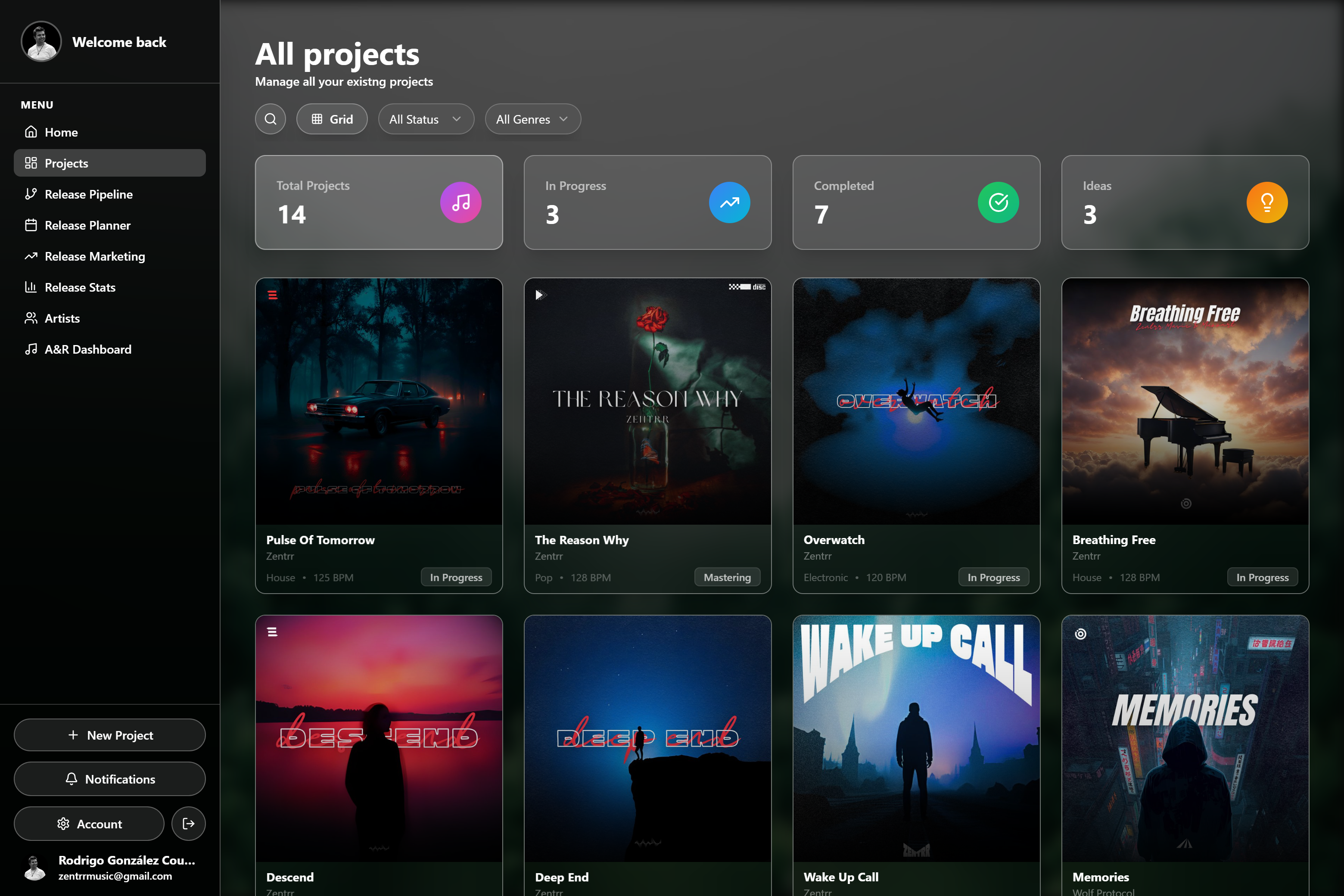 Amplify Database template preview